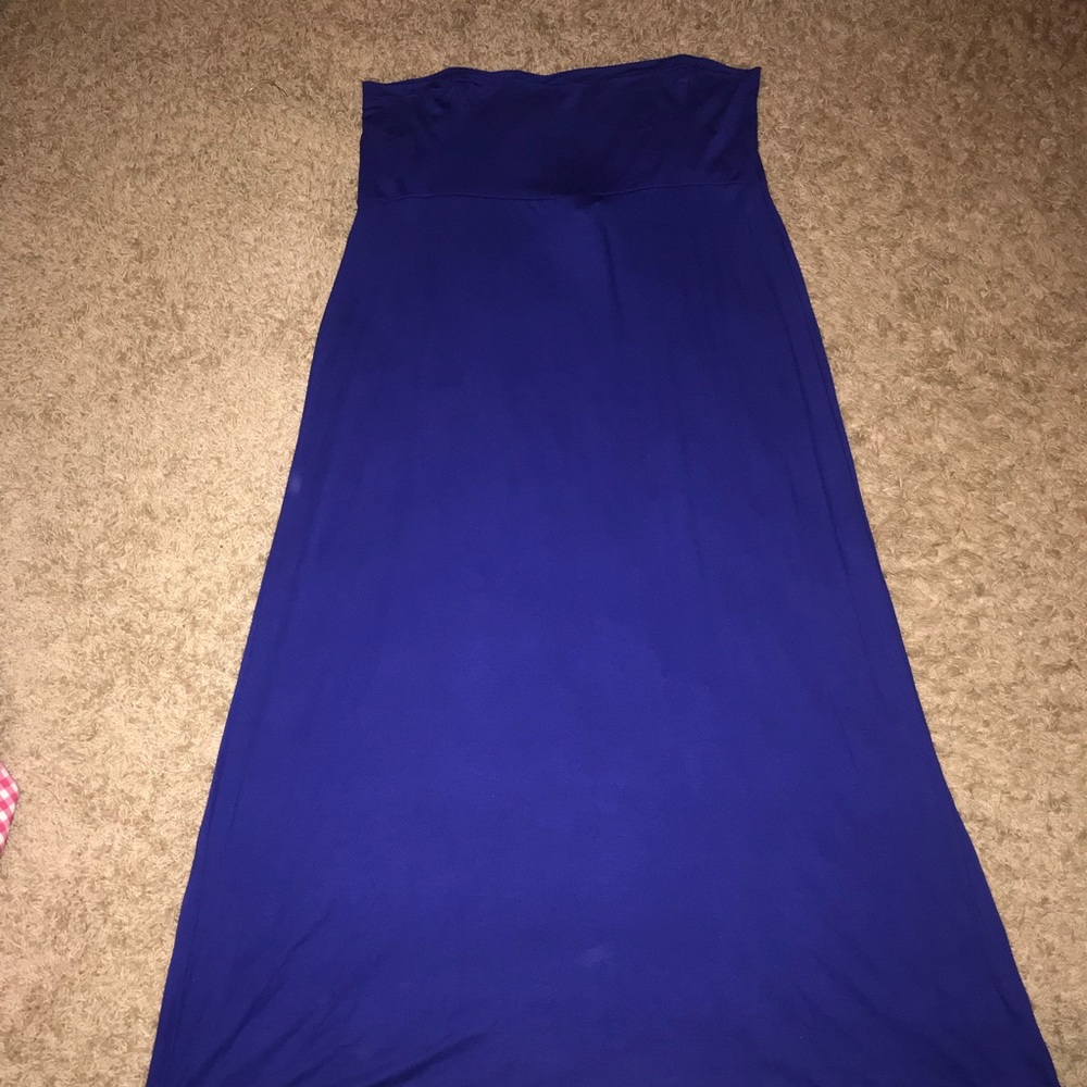 Royal Blue maxi skirt